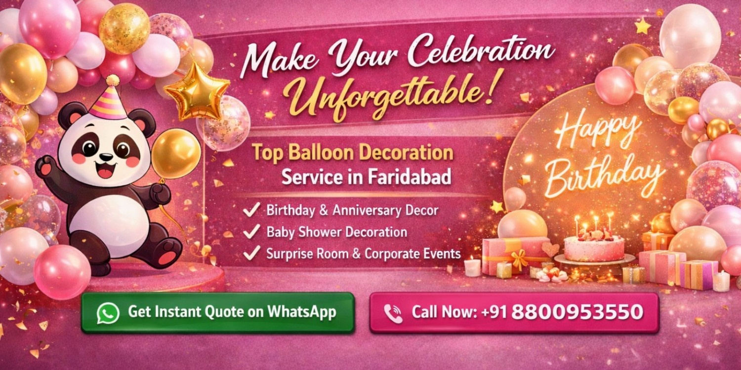 Balloon Decoration In Faridabad