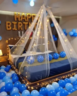 Intimate Birthday Bedroom Decoration