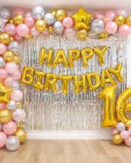 Glam Balloon Wall Decoration