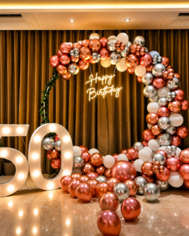 50th Surprise Birthday Decoration