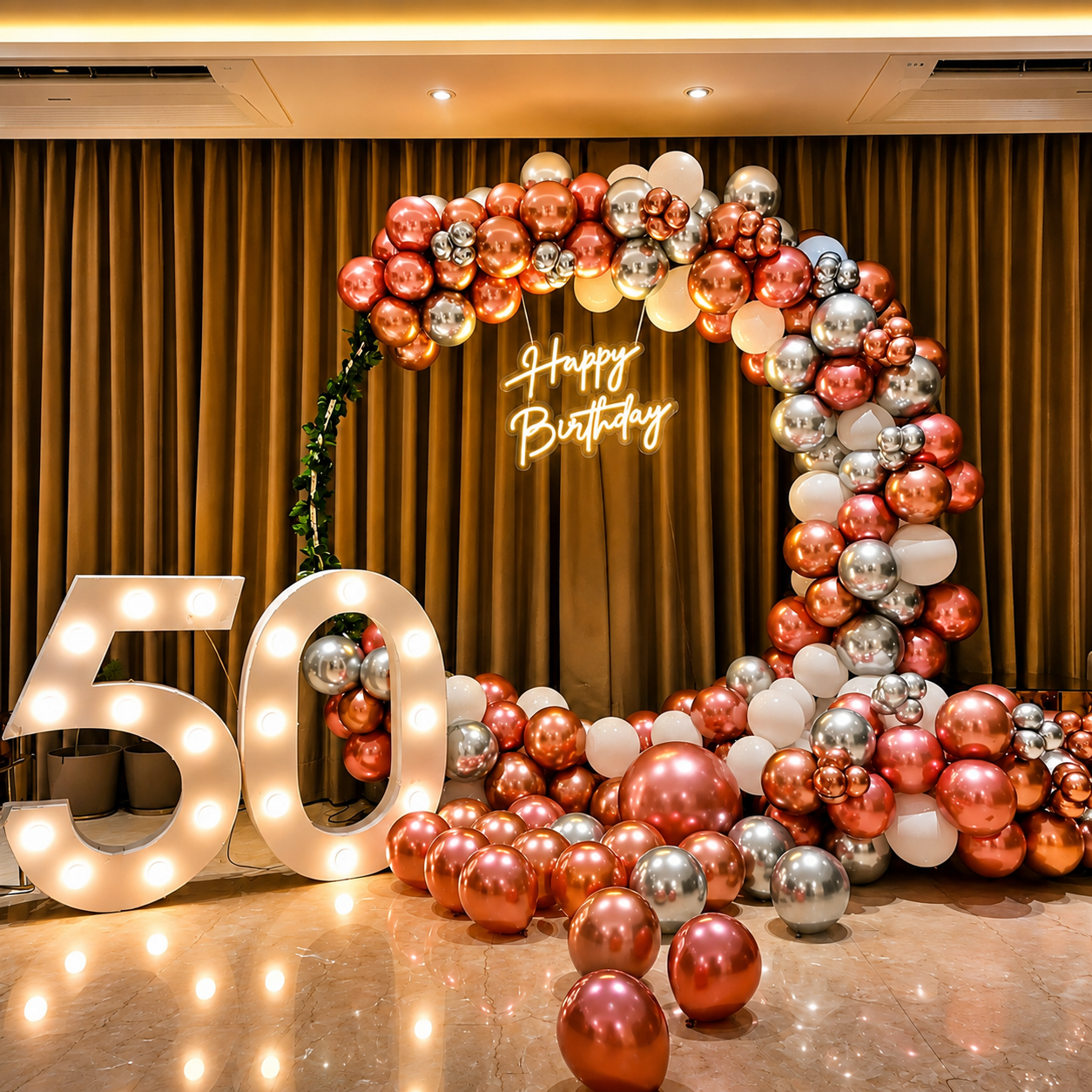 50th Surprise Birthday Decoration