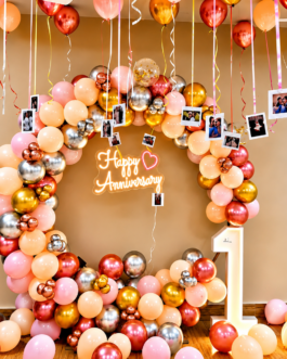 1st Anniversary Decoration Backdrop