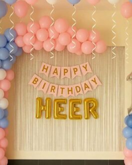 First Birthday Setup