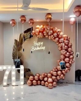 Birthday Rose Gold Backdrop