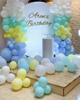 Customized Backdrop Setup