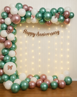 Trendy Anniversary Arch Decor