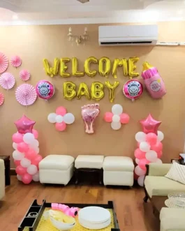 Simple Welcome Baby Decoration