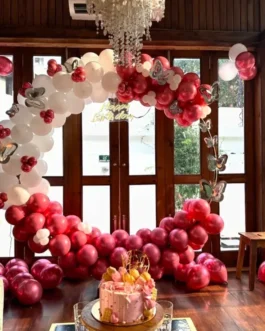 Trendy Rose Gold Birthday Decor