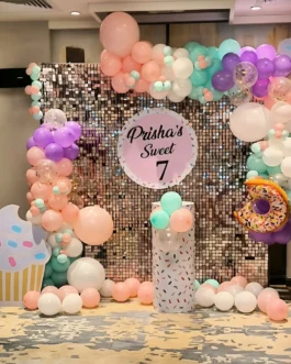Customized Donut Theme Background