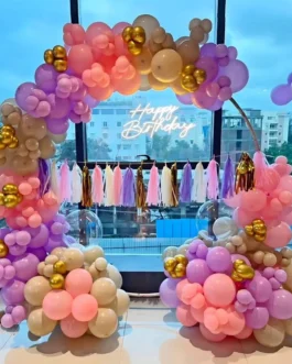 Dreamy Pastel Birthday Backdrop