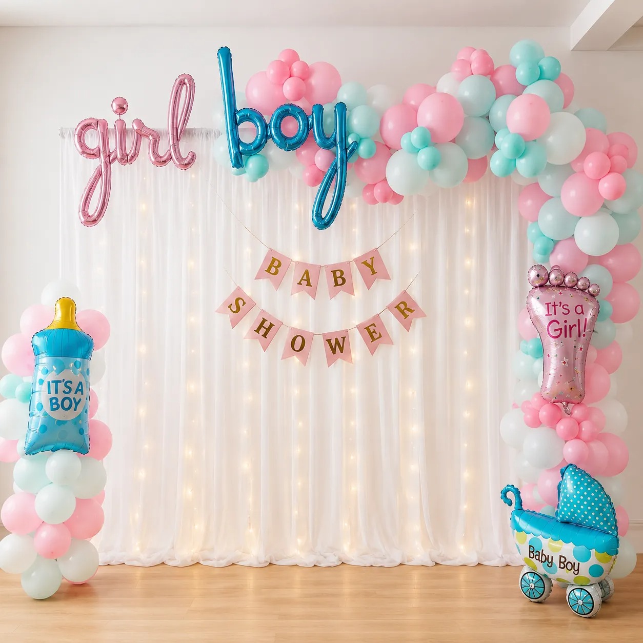 Shinning Baby Shower Backdrop - Image 2