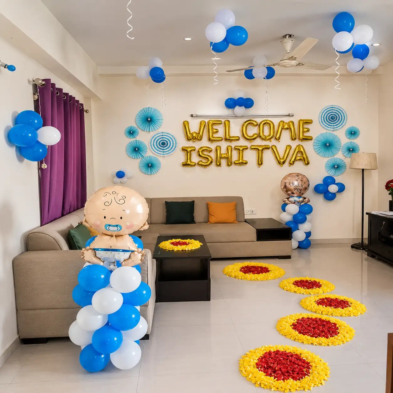 Baby Boy Home Setup