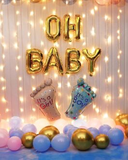 Gilded Whispers: A Budget-Friendly Baby Showe