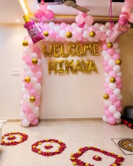 Welcome Baby Girl Decoration