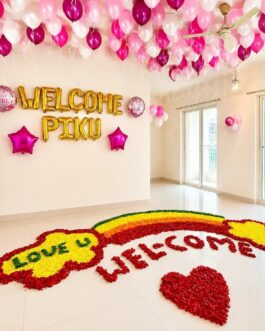 Welcome Baby Flower Decoration
