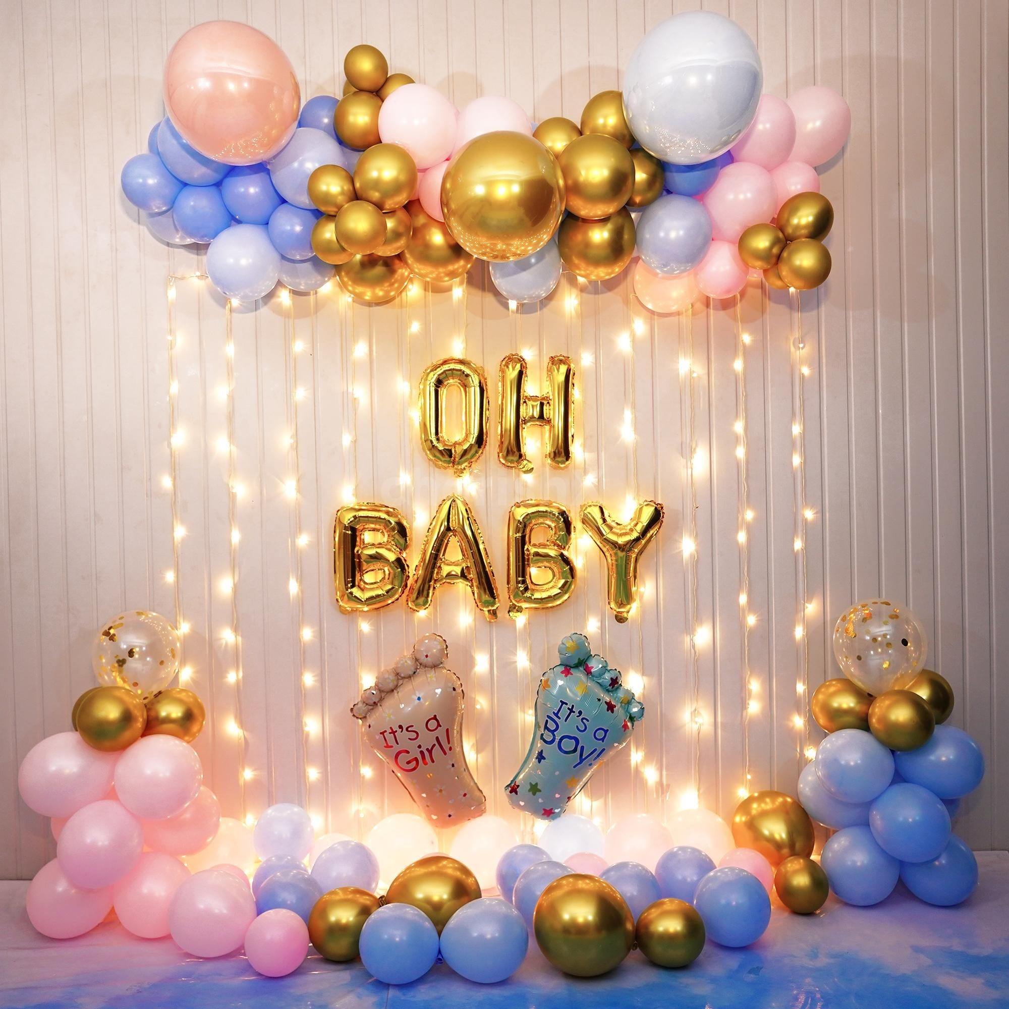 Gilded Whispers: A Budget-Friendly Baby Showe