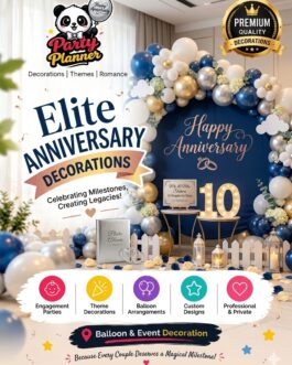 Romantic anniversary room decoration