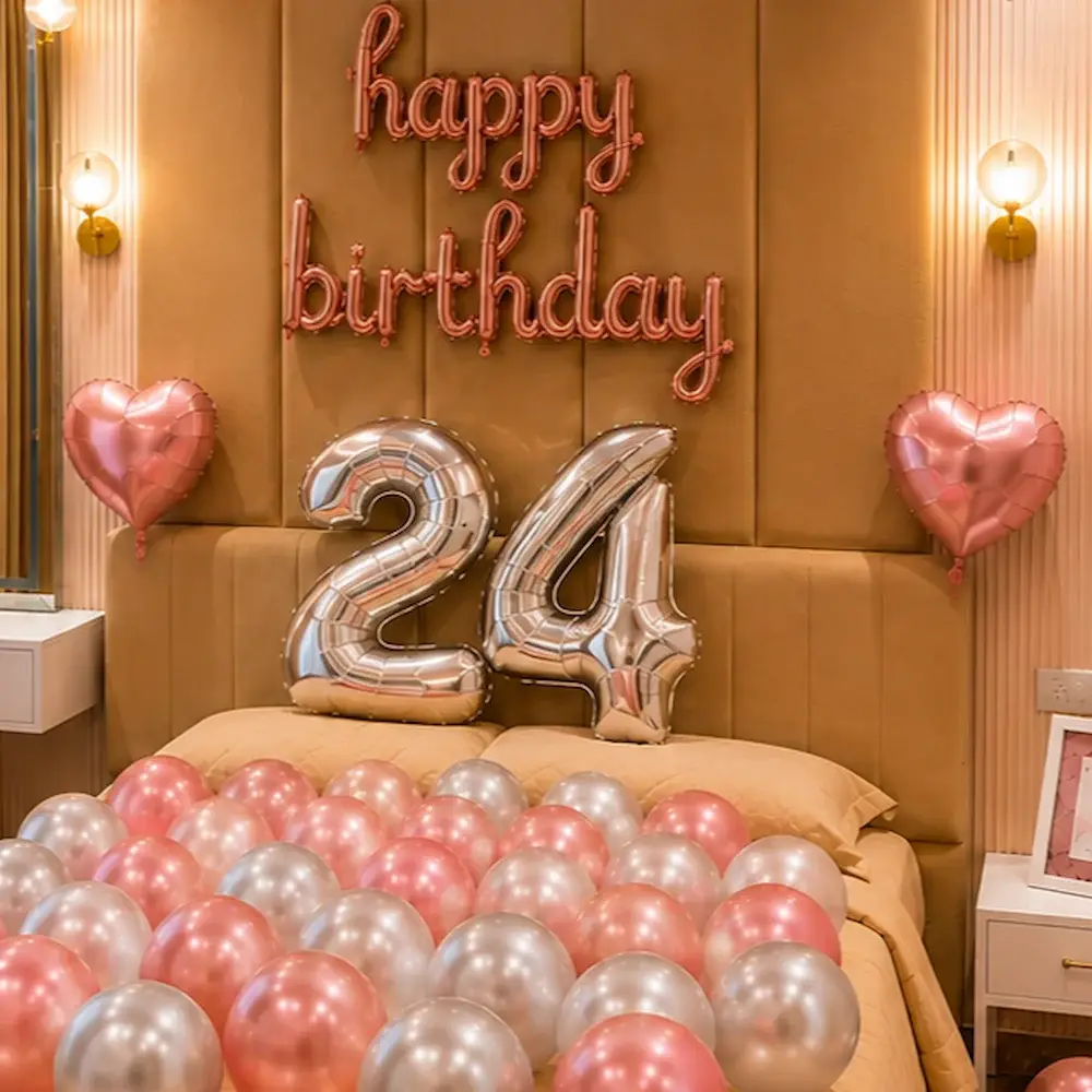 Simple and Elegant Birthday Decoration at Home - Image 2