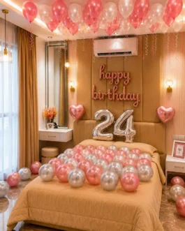 Simple and Elegant Birthday Decoration at Home
