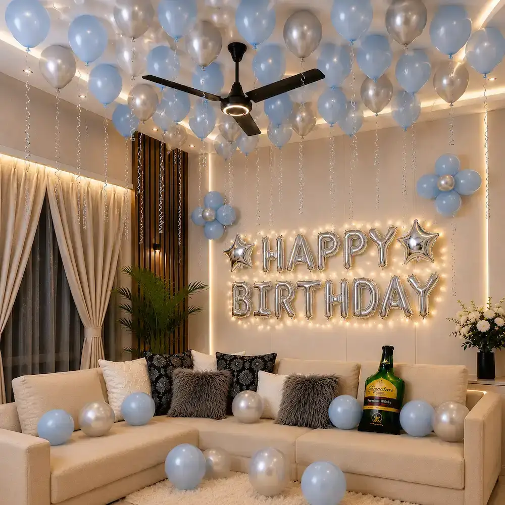 Simple Hall Decoration for Birthday - Image 2